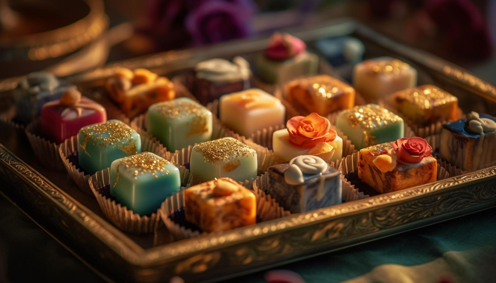 Traditional sweets preparation